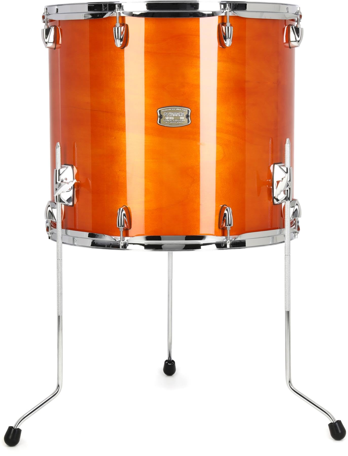 Amazon.com: Yamaha Stage Custom Birch 18x16 Floor Tom, Honey Amber
